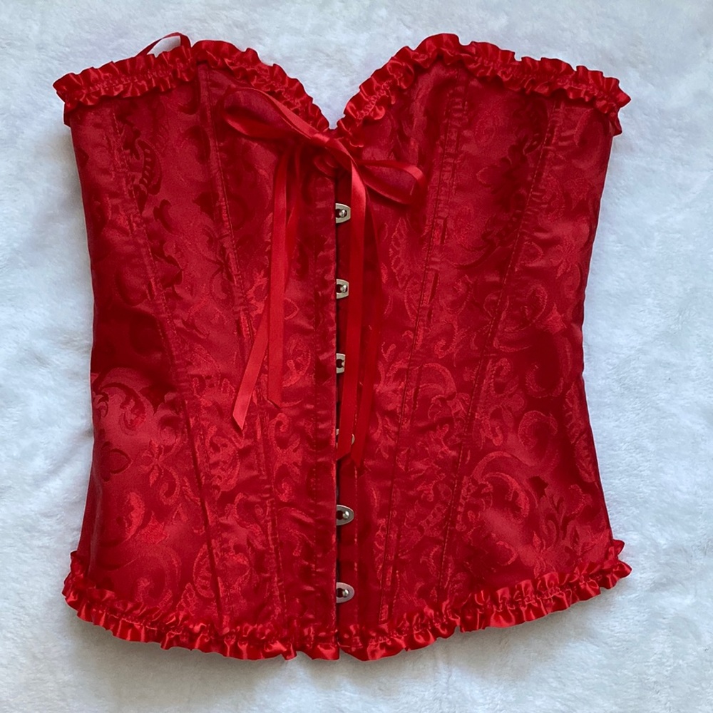 Red corset!